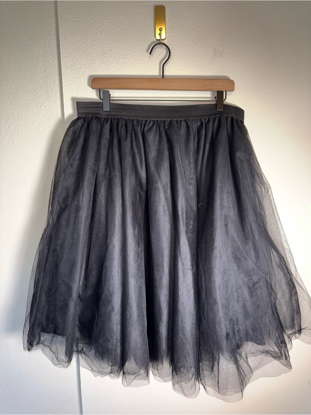 RED DOT BOUTIQUE goth balletcore tulle knee length ballerina plus size skirt 3X